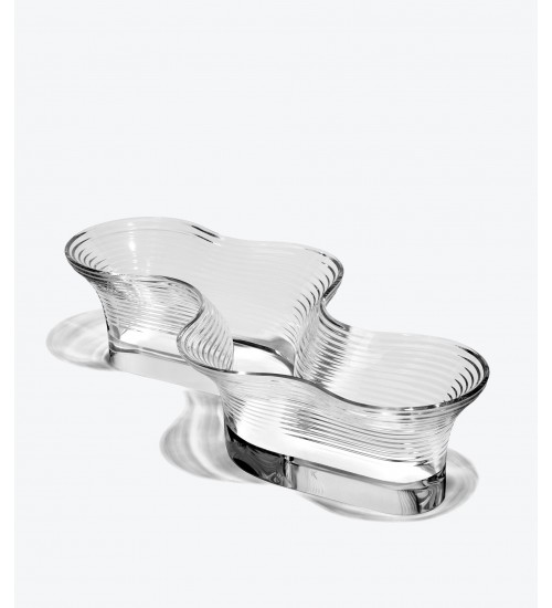 Zaha  Hadid Design NODE VESSEL - H 14 CM透明烟灰缸